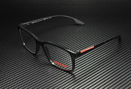 PRADA LINEA ROSSA PS 01LV 1AB1O1 Black Demo Lens 54 mm Mens Eyeglasses: PRADA LINEA ROSSA PS 01LV 1AB1O1 Black Demo Lens 54 mm Mens Eyeglasses Vertical: 40 mm Frame Color: Black Type: Eyeglasses Frame Material: Plastic Style: Rectangle Theme: Sports Features: Rectangular