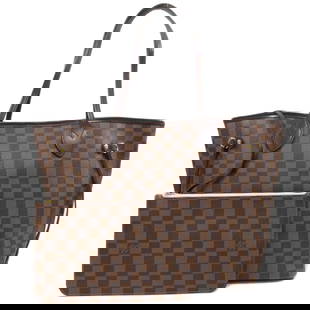 Louis Vuitton N41358 Neverfull MM Damier Canvas Tote Bag Women's LOUIS VUITTON: Louis Vuitton N41358 Neverfull MM Damier Canvas Tote Bag Women's LOUIS VUITTON Brand: Louis Vuitton Type: Tote bag Material: Damier Canvas Damier Canvas: Color: Damier Canvas Ebene Closure: Hook Gende