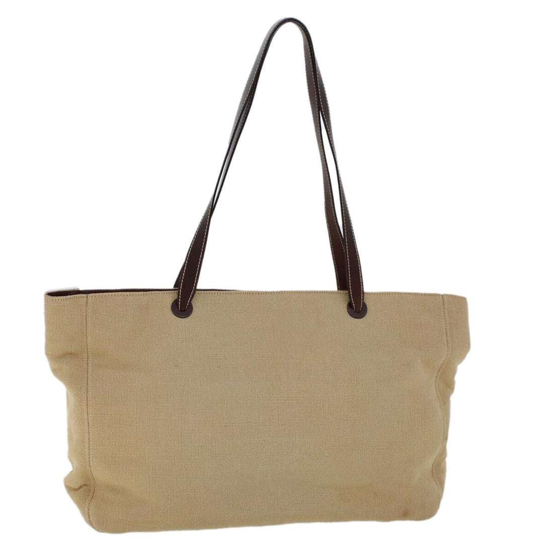 CHANEL Tote Bag Canvas Beige CC: CHANEL Tote Bag Canvas Beige CC Style: Tote Bag Material: Canvas Exterior Color: Beige Bag Height: 13.4inch(Approx) / 34cm(Approx) Bag Depth: 4.7inch(Approx) / 12cm(Approx) Bag Length: 17.7inch(Approx