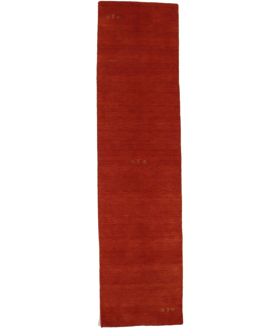 Kitchen Hallway Decor Orange-red Tribal 3X10 Modern Gabbeh Runner Rug Carpet: Kitchen Hallway Decor Orange-red Tribal 3X10 Modern Gabbeh Runner Rug Carpet Free continental US Shipping Type: Hallway rug Size: 2"6 X 9"11 Ft Color: Orange-red Production Technique: Knotted Material