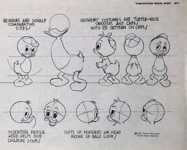 Walt Disney Huey Dewey & Louie Original Model Sheet Drawing 1971 FRAMED II: Walt Disney Huey Dewey & Louie Original Model Sheet Drawing 1971 FRAMED II Animation Studio: Disney Character: Huey Lewey Dewey Tradition: Western Animation Title: Hewey Dewey Louie Franchise: Disney