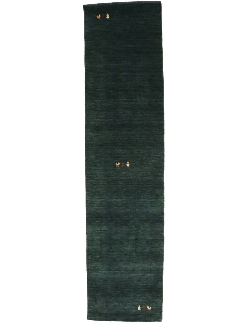 Pictorial Dark Green Tribal 3X10 Gabbeh Modern Runner Rug Kitchen Hallway Carpet: Pictorial Dark Green Tribal 3X10 Gabbeh Modern Runner Rug Kitchen Hallway Carpet Free continental US Shipping Type: Hallway rug Size: 2"5 X 10"0 Ft Color: Dark Green Production Technique: Knotted Mate
