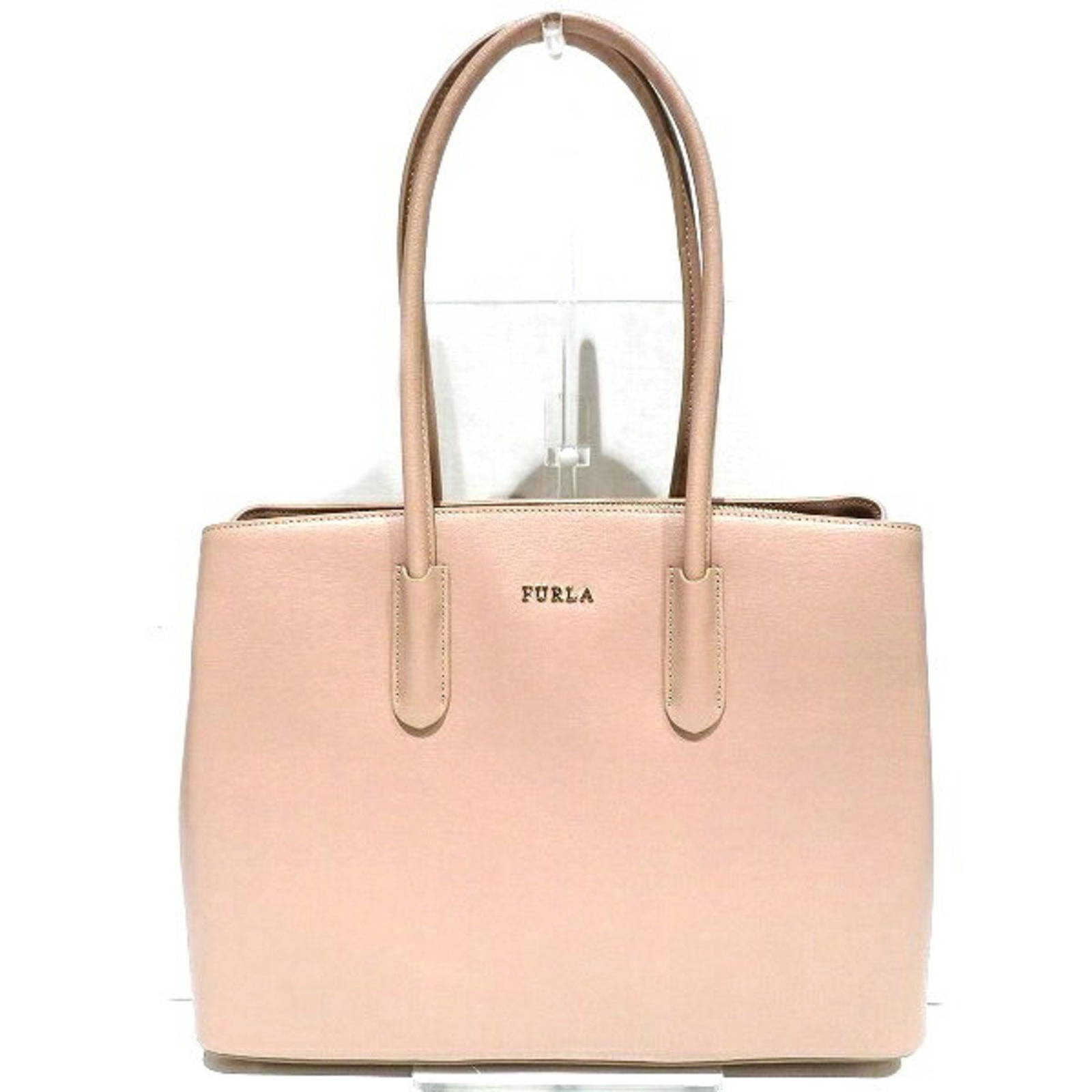 Furla Tessa Pink Leather Bag Tote Ladies Auction