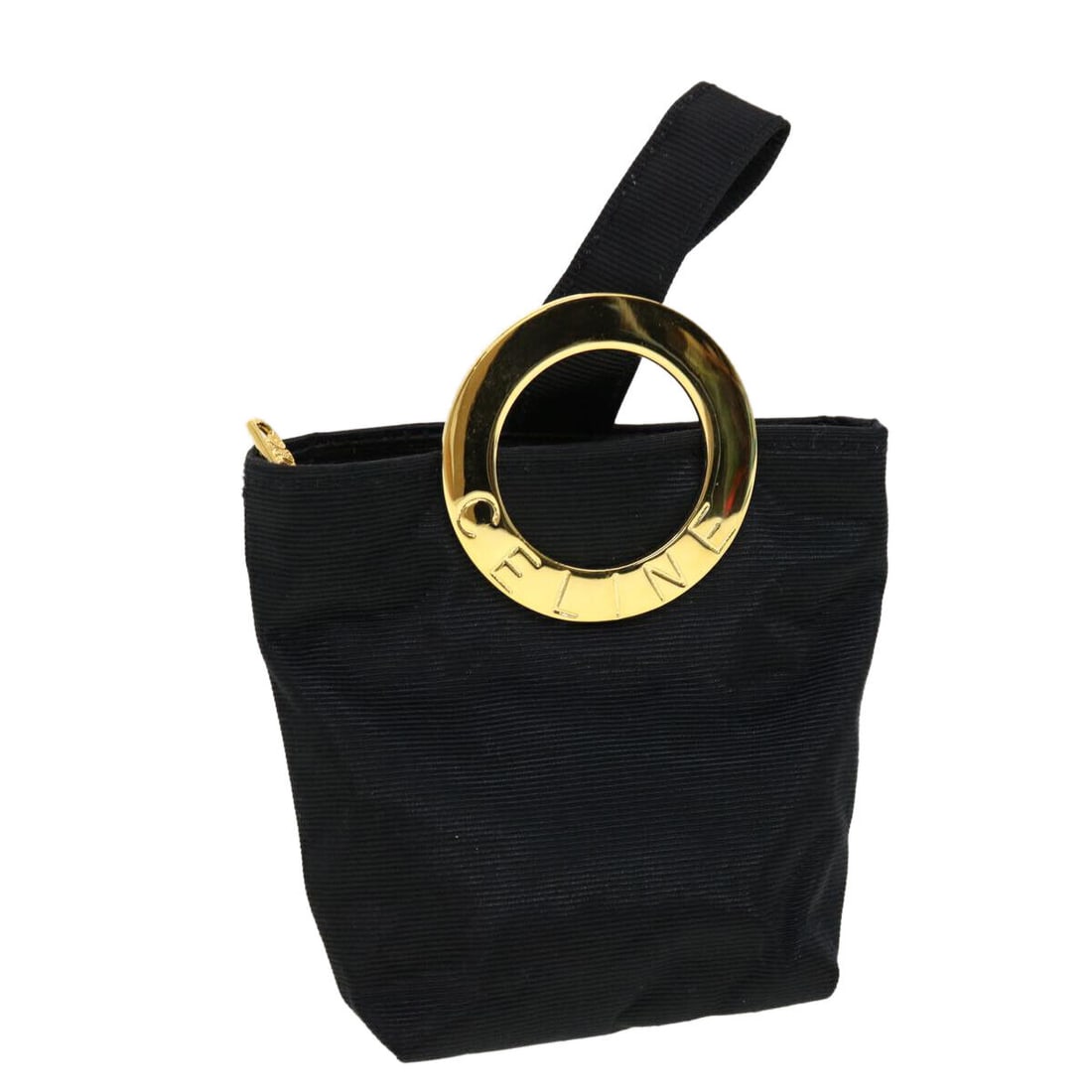 CELINE Pouch Nylon Black: CELINE Pouch Nylon Black Style: Pouch Material: Nylon Exterior Color: Black Bag Height: 4.3inch(Approx) / 11cm(Approx) Bag Depth: 2.4inch(Approx) / 6cm(Approx) Bag Length: 3.1inch(Approx) / 8cm(Approx