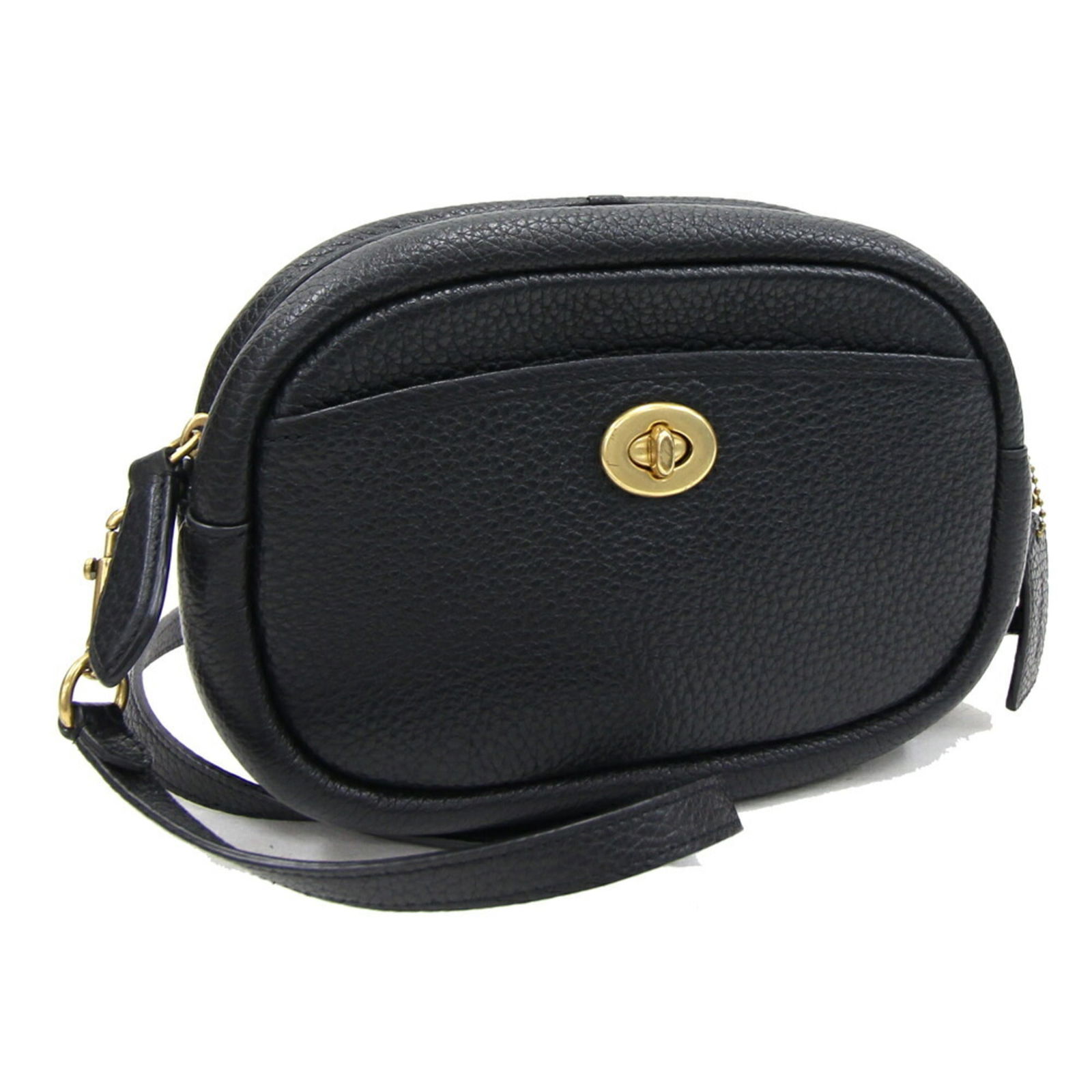 Coach Shoulder Bag C5809 Black Leather Camera Pochette Ladies COACH: Coach Shoulder Bag C5809 Black Leather Camera Pochette Ladies COACH Brand: Coach Model: C5809 Type: Pochette Shoulder bag Material: Leather Leather: Color: Black Inner Pocket: Open pocket2 Open pocket