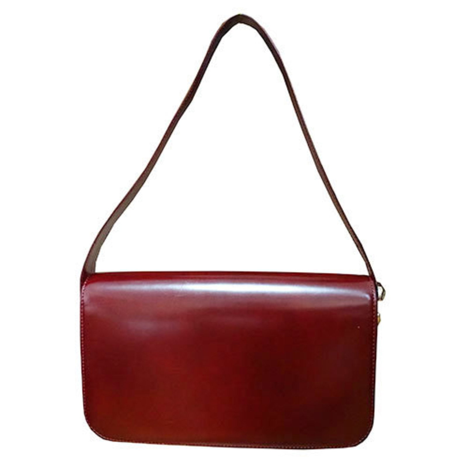 Cartier Bag Ladies Shoulder Patent Leather Bordeaux: Cartier Bag Ladies Shoulder Patent Leather Bordeaux Brand: Cartier Type: Shoulder bag Material: Patent leather Patent leather: Color: Bordeaux Gender: Women Size (HxWxD): 15cm x 26cm x 6cm / 5.9 x 10.