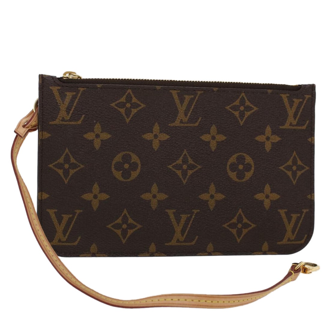 LOUIS VUITTON Monogram Neverfull PM Pouch LV: LOUIS VUITTON Monogram Neverfull PM Pouch LV Style: Pouch Material: Monogram Canvas Exterior Color: Monogram Bag Height: 4.7inch(Approx) / 12cm(Approx) Bag Length: 7.5inch(Approx) / 19cm(Approx) Count