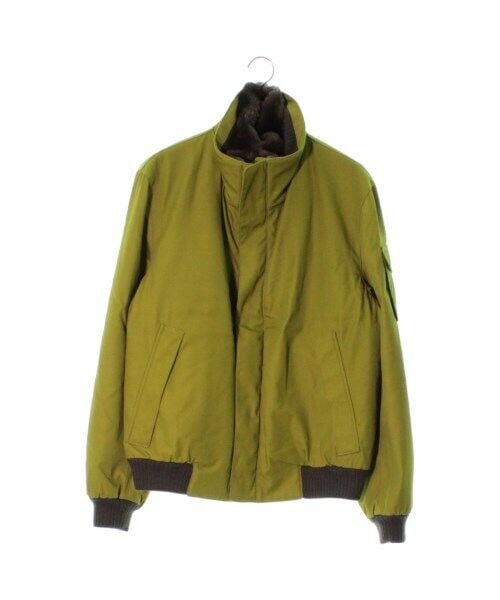 Brioni Blouson (Other) Yellowish greenxBrown M: Brioni Blouson (Other) Yellowish greenxBrown M Size: M Type: Jacket Size Type: Regular Color: Yellowish greenxBrown Vintage: No Season: Fall Winter Jacket/Coat Length: 26 in Fit: Regular Handmade: No