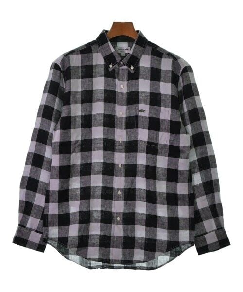 LACOSTE Casual Shirt WhitexBlackxGray(Check Pattern) M: LACOSTE Casual Shirt WhitexBlackxGray(Check Pattern) M Size: M Size Type: Regular Color: WhitexBlackxGray(Check Pattern) Type: casual shirt Fit: Regular Neckline: Collared Vintage: No Season: Spring S