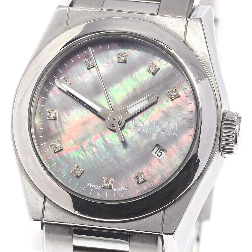 Gucci pantheon deals diamond watch