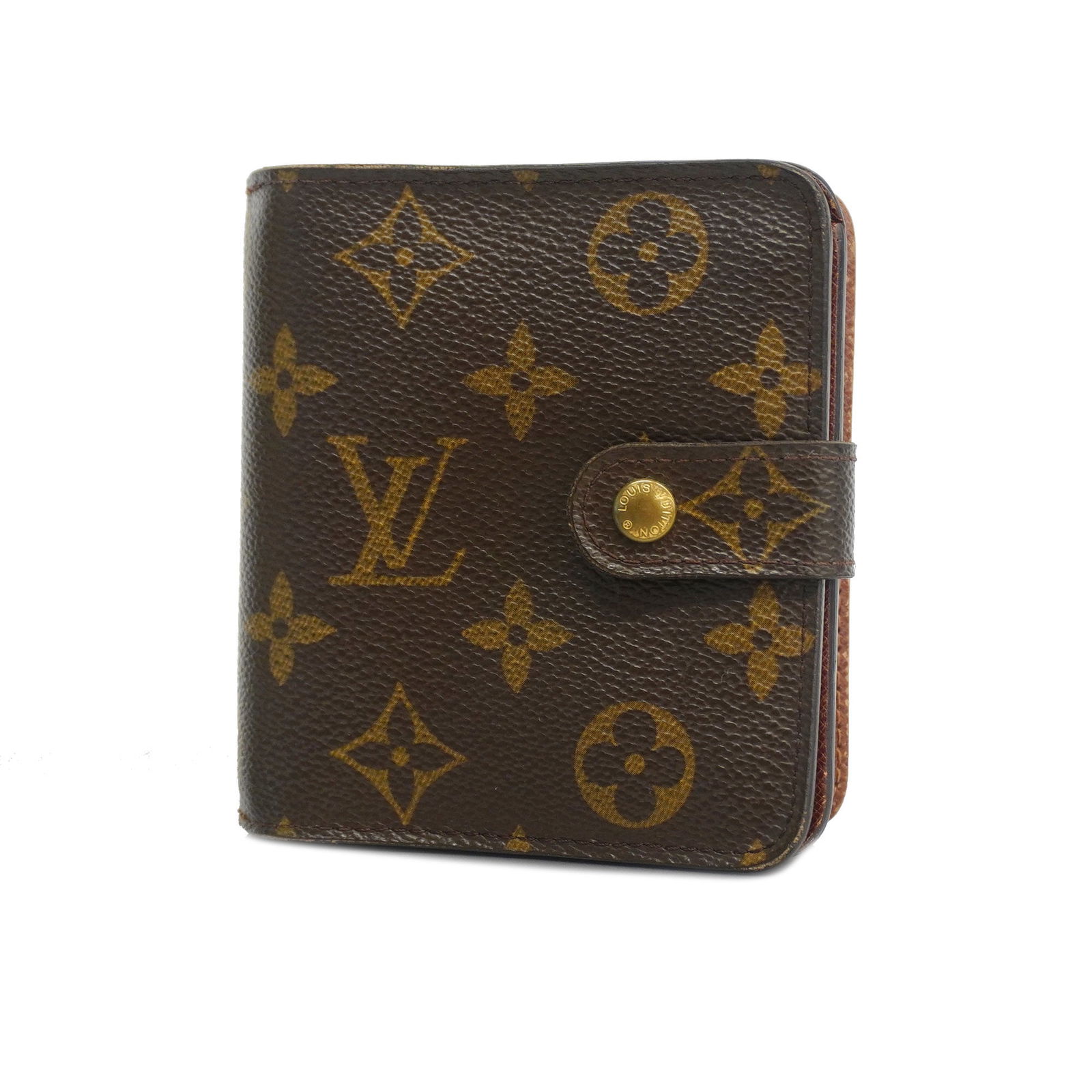 Louis Vuitton Monogram Compact Zip M61667 Men Women Unisex Wallet: Louis Vuitton Monogram Compact Zip M61667 Men Women Unisex Wallet Brand: Louis Vuitton Line: Monogram Model: Compact Zip M61667 Type: Wallet (bi-fold) Gender: Men Women Unisex Closure: Snap fastener I