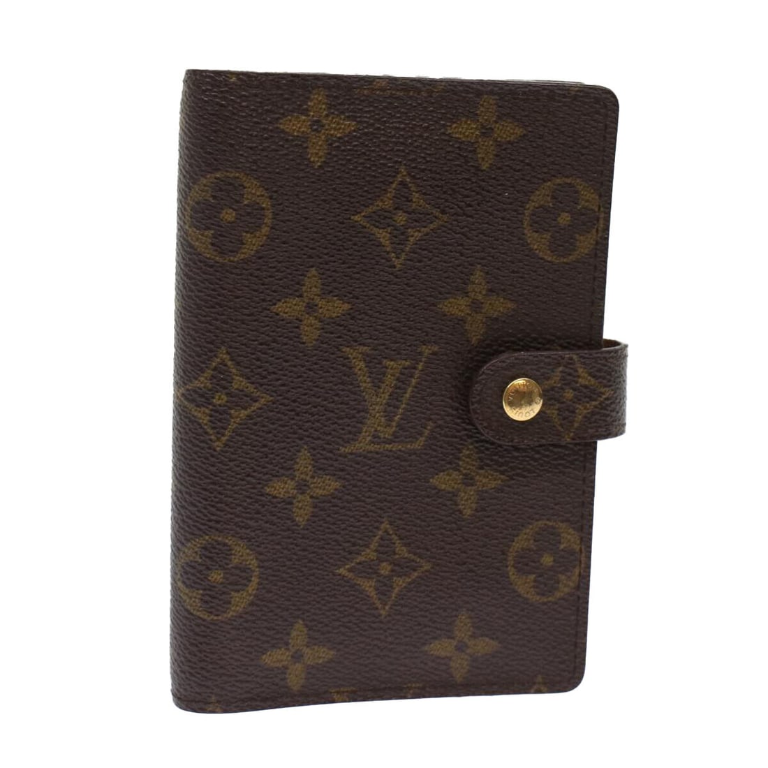 LOUIS VUITTON Monogram Agenda PM Day Planner Cover R20005 LV: LOUIS VUITTON Monogram Agenda PM Day Planner Cover R20005 LV Style: Day Planner Cover Material: Monogram Canvas Color: Monogram Bag Height: 5.7inch(Approx) / 14.5cm(Approx) Bag Depth: 0.6inch(Approx) 