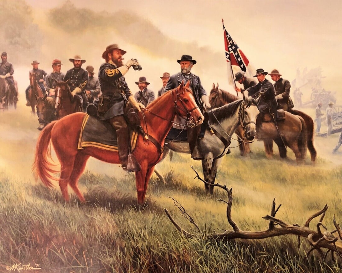 Mort Kunstler Civil War Robert E Lees Old War Horse Custom Framed Print: Mort Kunstler Civil War Robert E Lees Old War Horse Custom Framed Print Artist: Mort Kunstler Mort Kunstler Unit Of Sale: Single-Piece Work Size: Medium (up to 36in.) Item Length: 18 in Region Of Orig