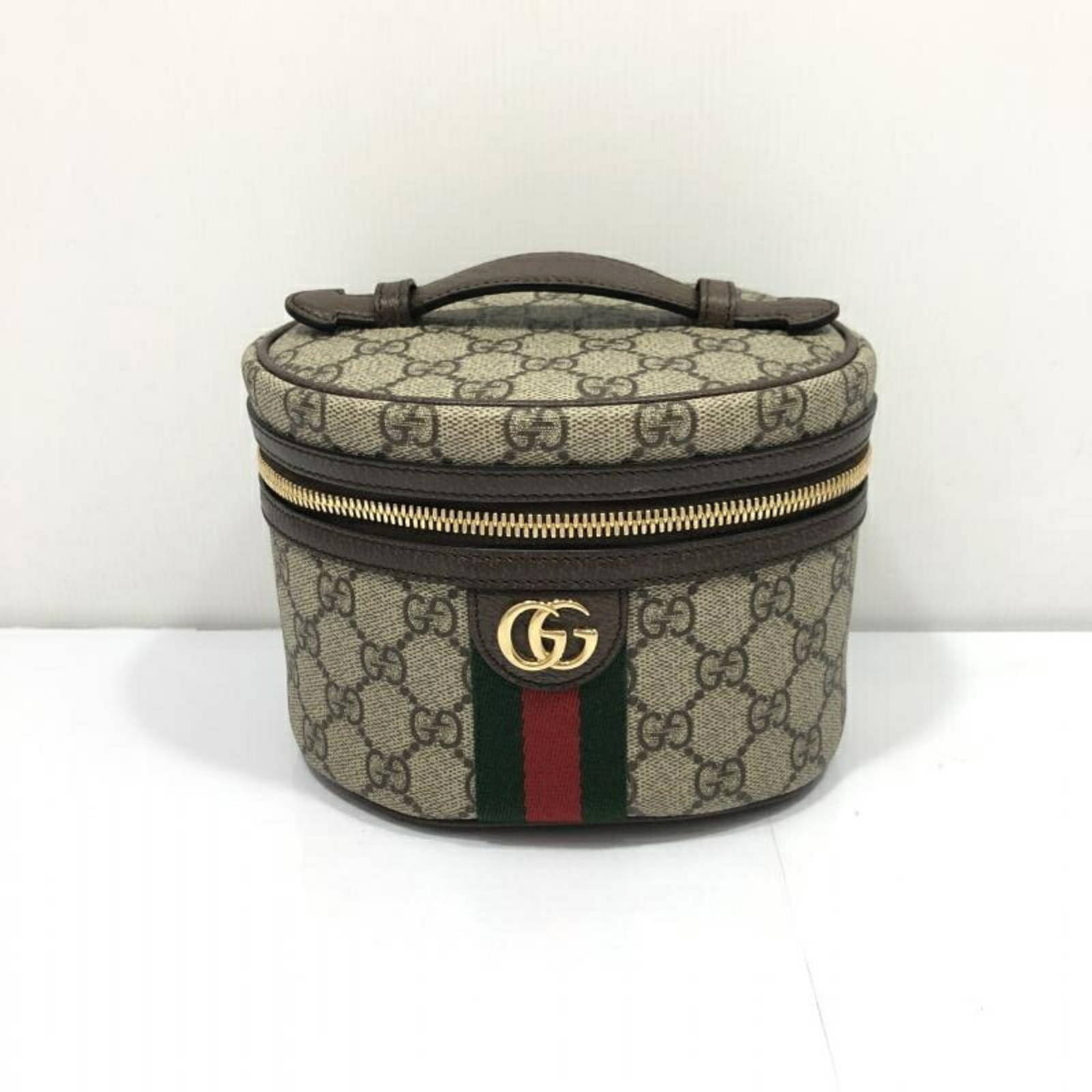 Gucci Beige Gg Supreme Ophidia Messenger Bag In Multi