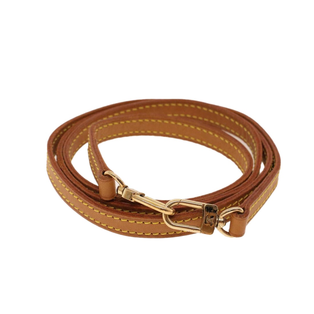 LOUIS VUITTON Shoulder Strap Leather 44.5"" Beige LV: LOUIS VUITTON Shoulder Strap Leather 44.5"" Beige LV Style: Shoulder Strap Material: Leather Color: Beige Bag Length: 0.4inch(Approx) / 1.1cm(Approx) Country Of Manufacture: France Type: Shoulder Stra