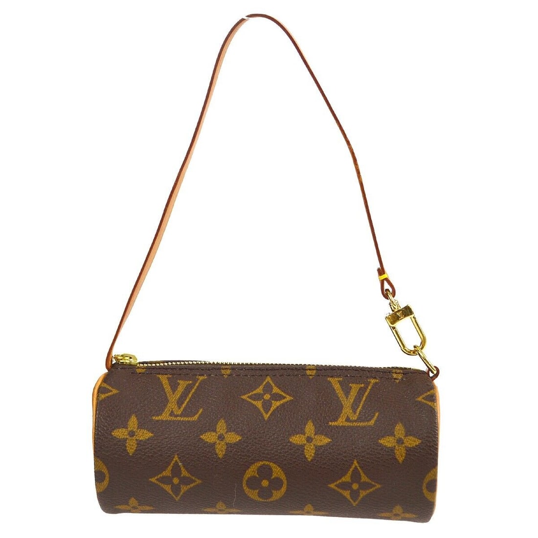 Louis Vuitton Papillon Attached Pouch Handbag Purse Monogram: Louis Vuitton Papillon Attached Pouch Handbag Purse Monogram Bag Width: 6 in Bag Height: 3 in Closure: Zip Handle/Strap Color: Brown Size: Small Handle Drop: 6 in Handle Style: Top Handle Hardware Col