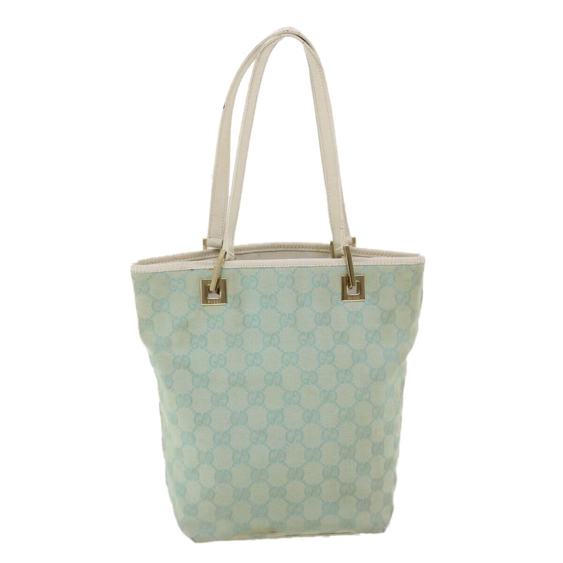 GUCCI GG Canvas Shoulder Bag Light Blue 0021099 001998: GUCCI GG Canvas Shoulder Bag Light Blue 0021099 001998 Style: Shoulder Bag Material: Canvas Exterior Color: Light Blue Bag Height: 9.4inch(Approx) / 24cm(Approx) Bag Depth: 3.5inch(Approx) / 9cm(Appro