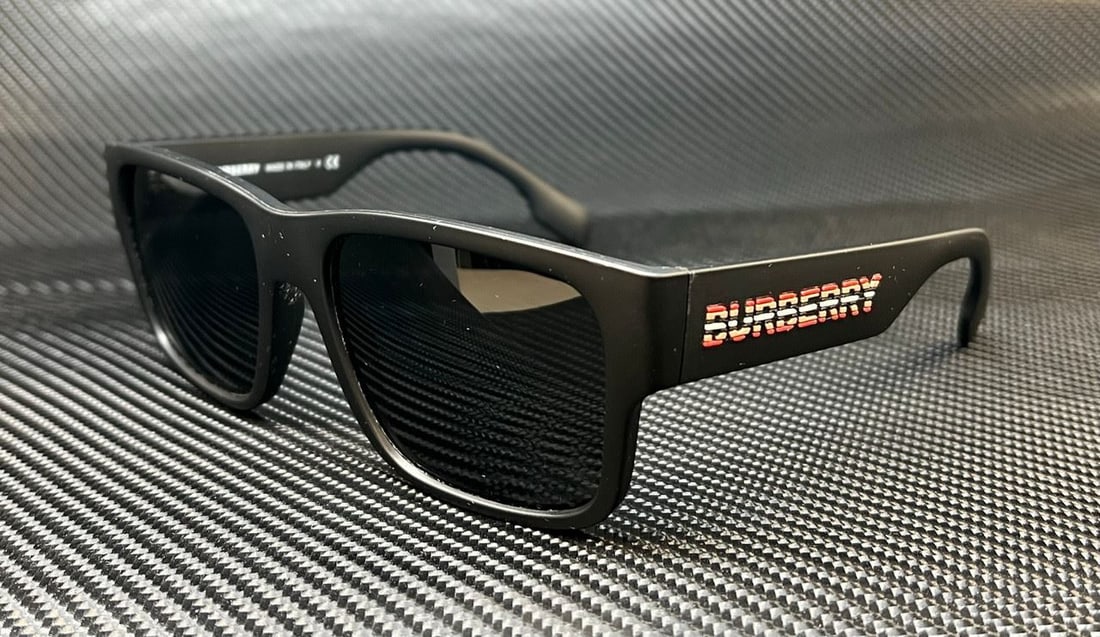 BURBERRY BE4358 346487 Matte Black Grey 57 mm Mens Sunglasses: BURBERRY BE4358 346487 Matte Black Grey 57 mm Mens Sunglasses Frame Color: Black Type: Sunglasses New The BIDHAUS Guarantee: All items in this auction are guaranteed to be 100% authentic. At Your Serv