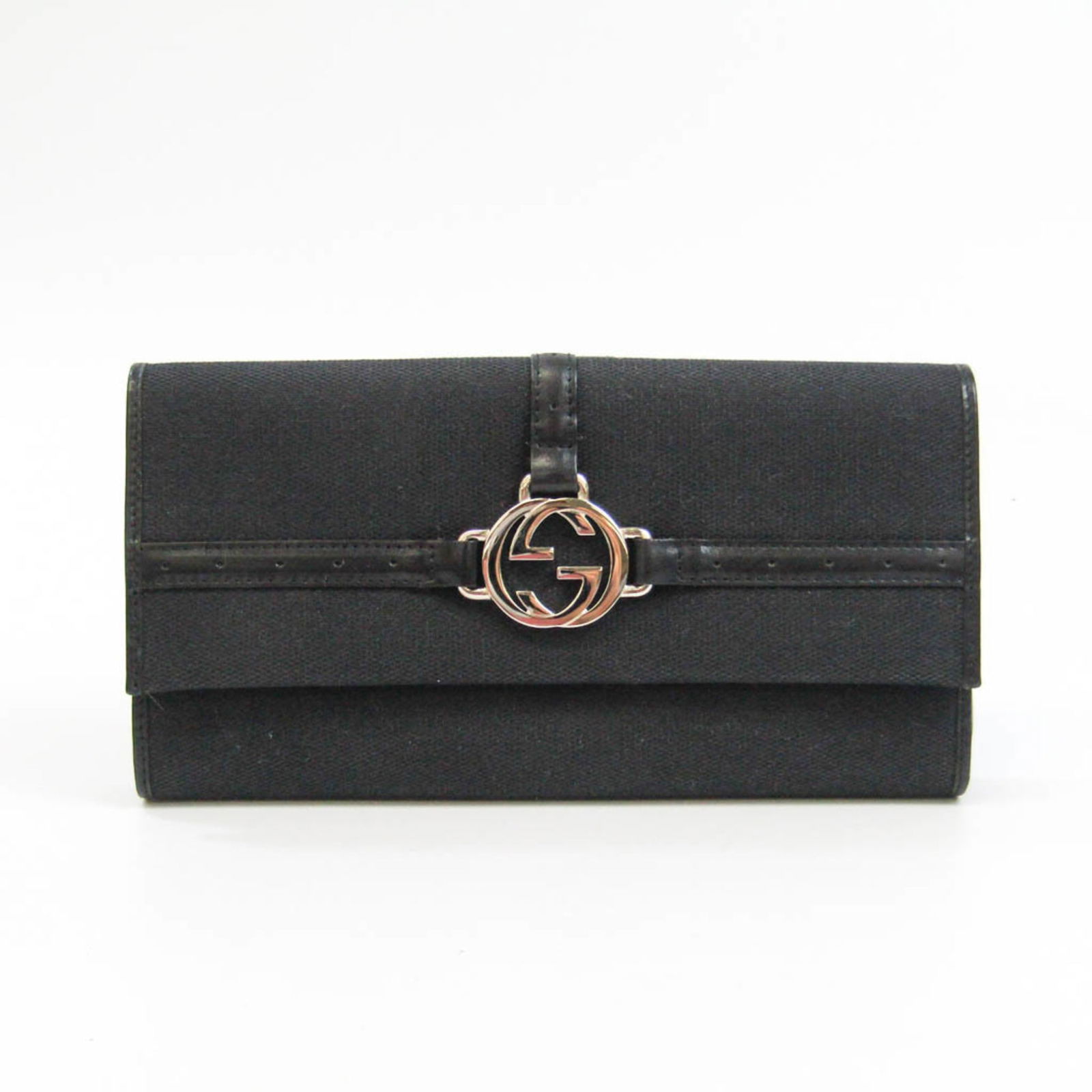 Gucci Interlocking 115085 Women Men Leather Canvas Long Wallet (bi-fold) Black: Gucci Interlocking 115085 Women Men Leather Canvas Long Wallet (bi-fold) Black Brand: Gucci Model: interlocking 115085 Country of Origin: Italy Type: Long wallet (bi-fold) Gender: Women Men Material: