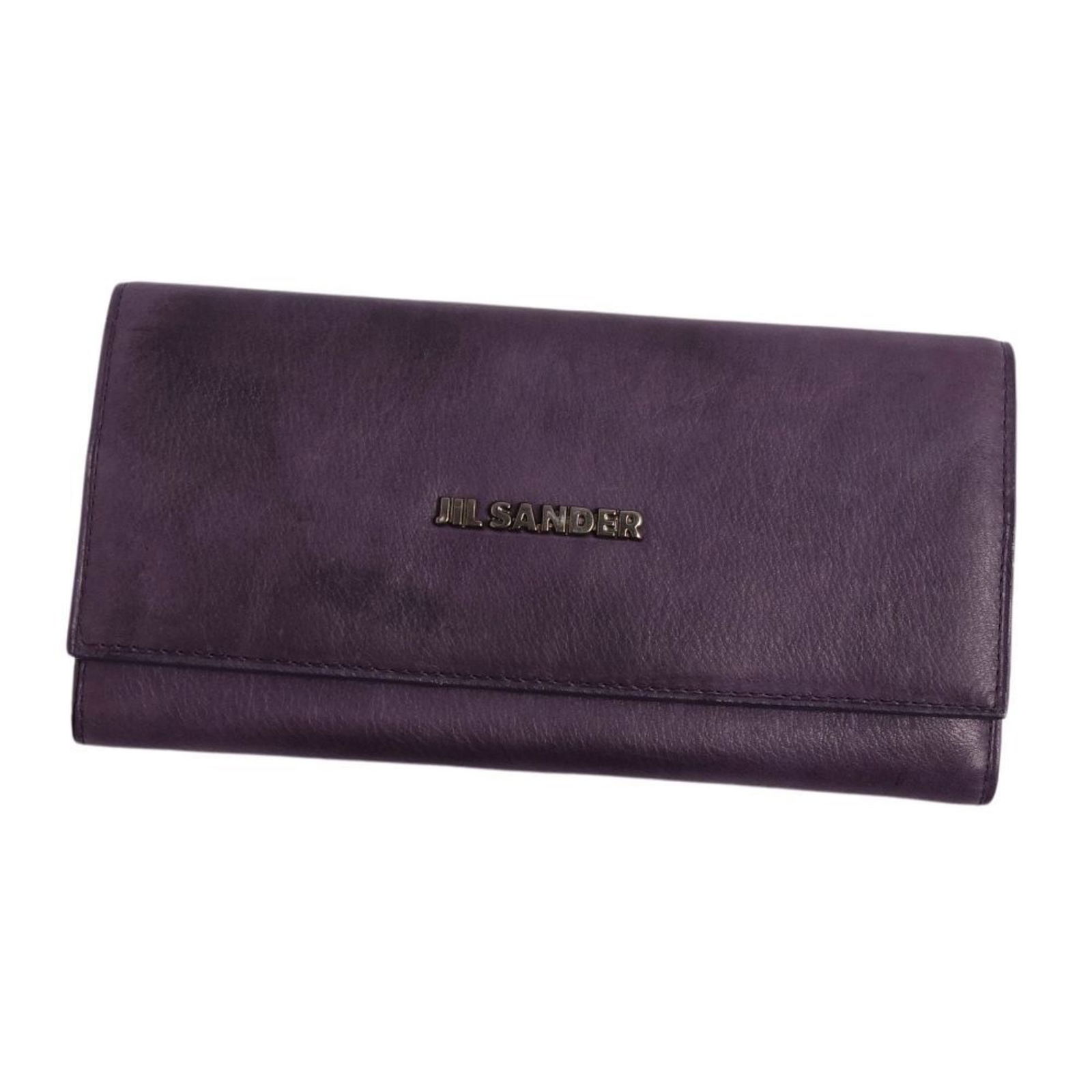 Jil Sander Wallet Leather Women's Purple: Jil Sander Wallet Leather Women's Purple Brand: Jil Sander Country of Origin: Spain Type: Long wallet (bi-fold) Gender: Women Material: Leather Leather: Color: Purple Inner Pocket: Bill slot2 Coin pur