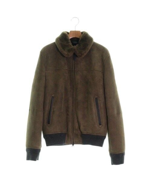 Brioni Blouson (Other) Brown 48(Approx. L): Brioni Blouson (Other) Brown 48(Approx. L) Size: 48(Approx. L) Type: Jacket Size Type: Regular Color: Brown Vintage: No Season: Fall Winter Jacket/Coat Length: 26 in Fit: Regular Handmade: No Chest Si