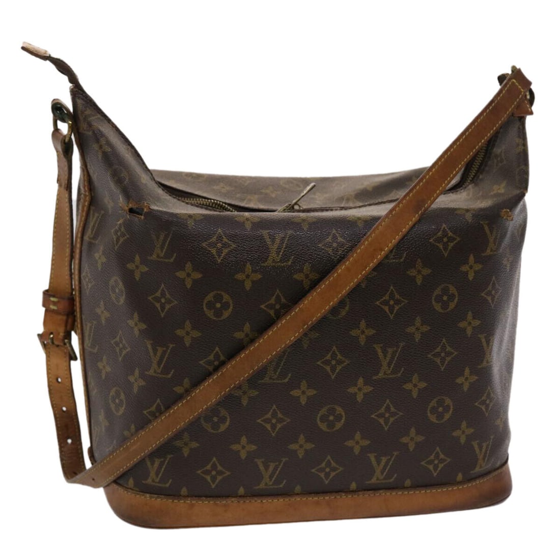LOUIS VUITTON Monogram Amphor Three Shoulder Bag M47275 LV: LOUIS VUITTON Monogram Amphor Three Shoulder Bag M47275 LV Style: Shoulder Bag Material: Monogram Canvas Exterior Color: Monogram Bag Height: 12.2inch(Approx) / 31cm(Approx) Bag Depth: 7.1inch(Approx)