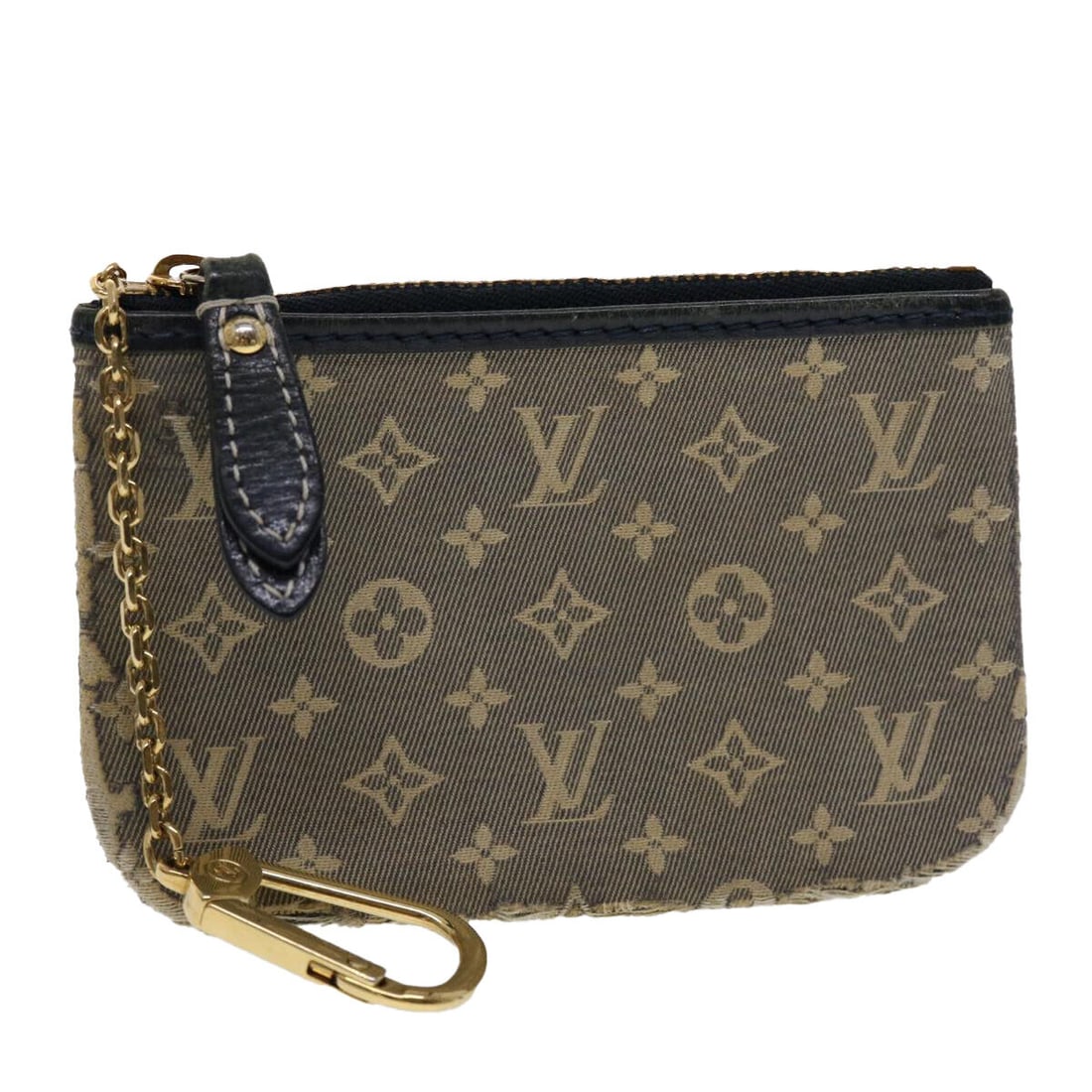 LOUIS VUITTON Monogram Idylle Pochette Cles Coin Purse M62995 LV: LOUIS VUITTON Monogram Idylle Pochette Cles Coin Purse M62995 LV Style: Coin Purse Material: Monogram Idylle Canvas Color: Uncle Bag Height: 3.1inch(Approx) / 8cm(Approx) Bag Depth: 0.4inch(Approx) / 