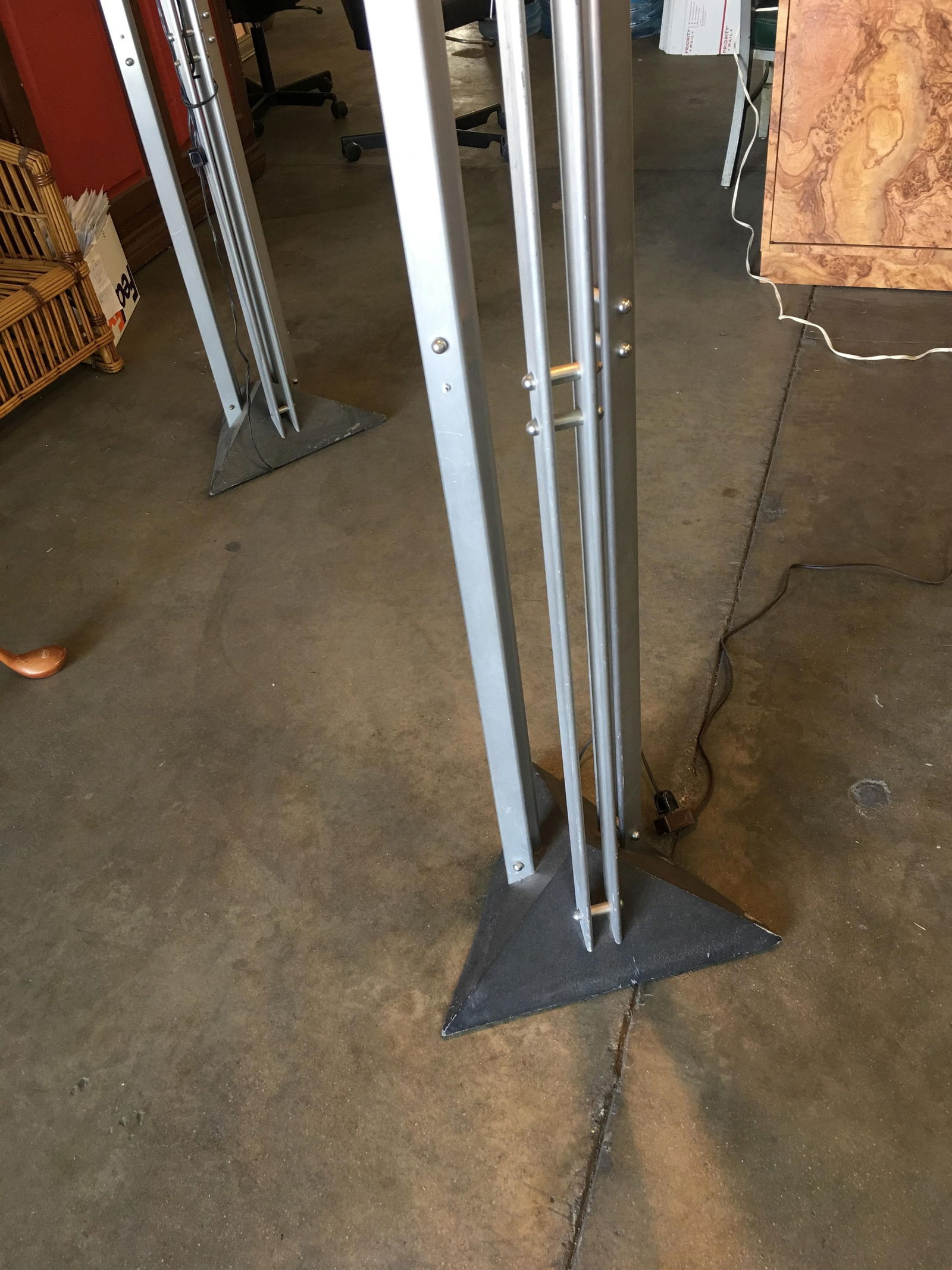 Robert Sonneman "Echoes of Vienna" Floor Lamp for Kovacs: Robert Sonneman "Echoes of Vienna" Floor Lamp for Kovacs Dimensions: Height: 68 in (172.72 cm)Diameter: 20 in (50.8 cm) Materials and Techniques: Metal Steel Place of Origin: United States Period: 198