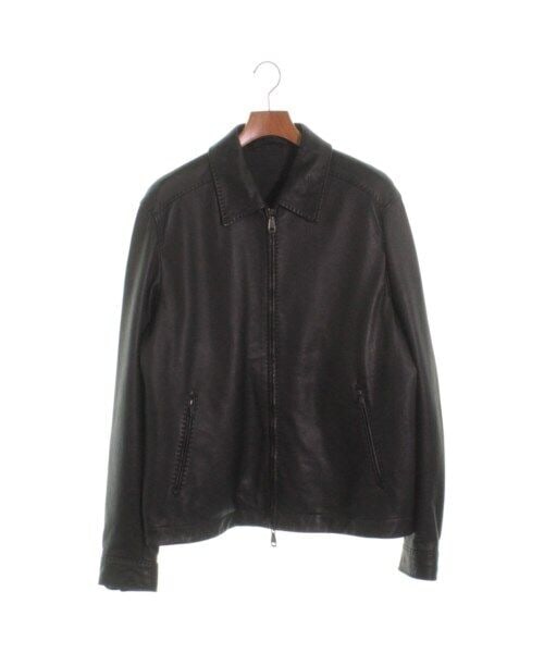 Brioni Blouson Black 52(Approx. XL): Brioni Blouson Black 52(Approx. XL) Size: 52(Approx. xL) Type: Jacket Size Type: Regular Color: Black Vintage: No Season: Fall Winter Jacket/Coat Length: 26 in Fit: Regular Handmade: No Chest Size: 48