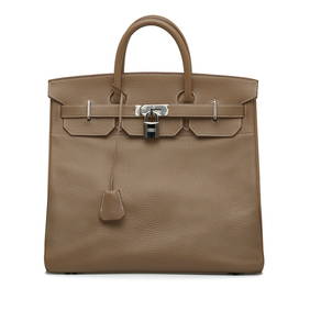Hermes Black Volupto Leather rock Birkin 40 Hac