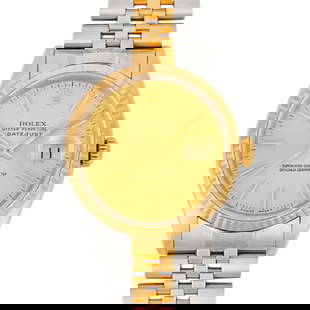 Rolex ROLEX Datejust 16233 YG x SS combination X number men's self-winding watch champagne dial: Rolex ROLEX Datejust 16233 YG x SS combination X number men's self-winding watch champagne dial Brand: Rolex Line: Datejust Material (Case): Stainless steel Yellow gold (18K) Material (Band): Stainles