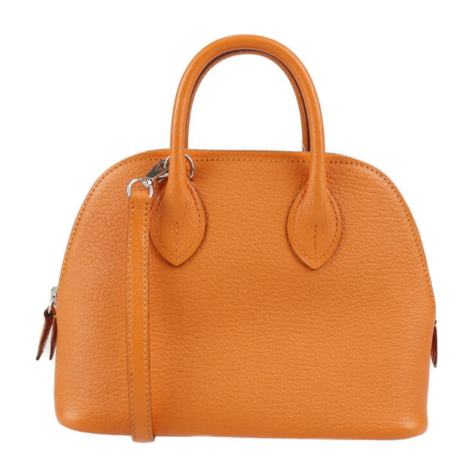 HERMES Hermes Mini Bolide 1923 Handbag Chevre Misor Orange 2WAY Shoulder Bag Silver Metal Fittings: HERMES Hermes Mini Bolide 1923 Handbag Chevre Misor Orange 2WAY Shoulder Bag Silver Metal Fittings Brand: Hermes Type: Handbag Shoulder bag Material: Chevre myzore leather Chevre myzore leather: Color