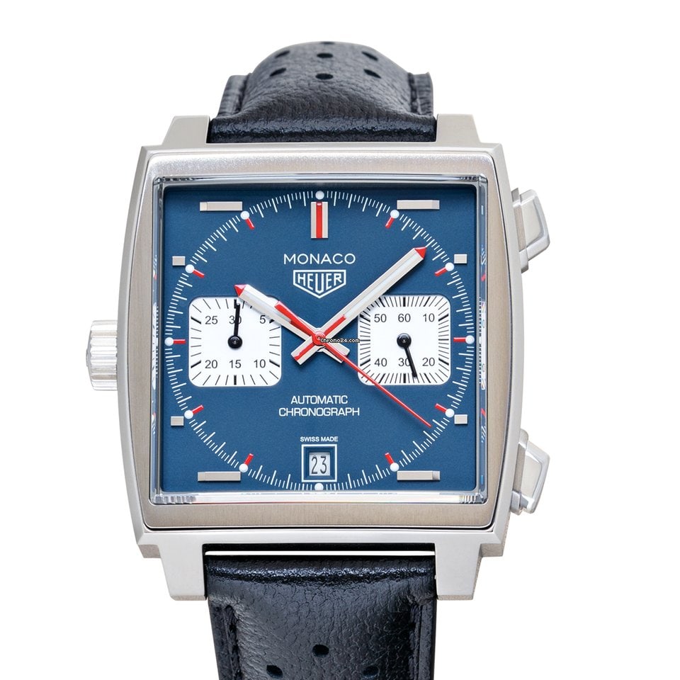 TAG Heuer Monaco Calibre 11: TAG Heuer Monaco Calibre 11 Brand: TAG Heuer Model: Monaco Calibre 11 Dealer product code: 2622A Movement: Automatic Case material: Steel Bracelet material: Leather Year of production: Unknown Conditi
