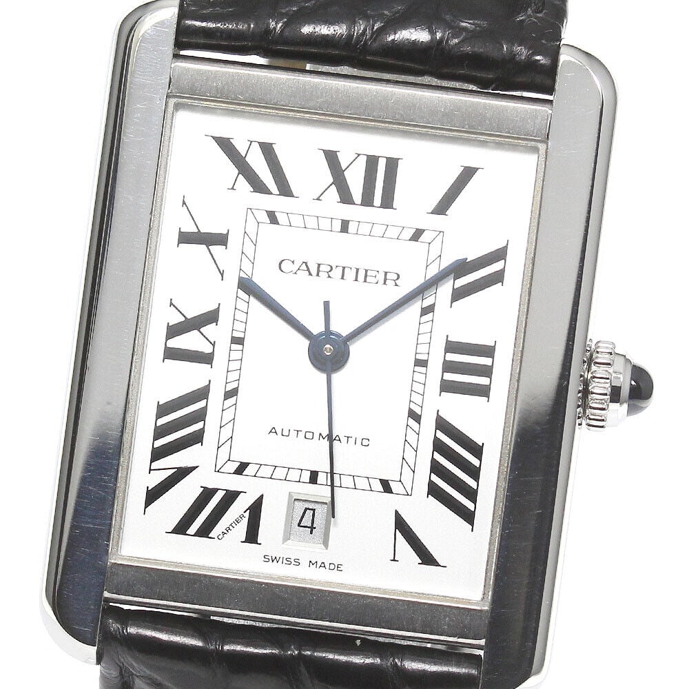 Cartier Wsta0029 Tank Solo Xl Date Mens Watch Auction