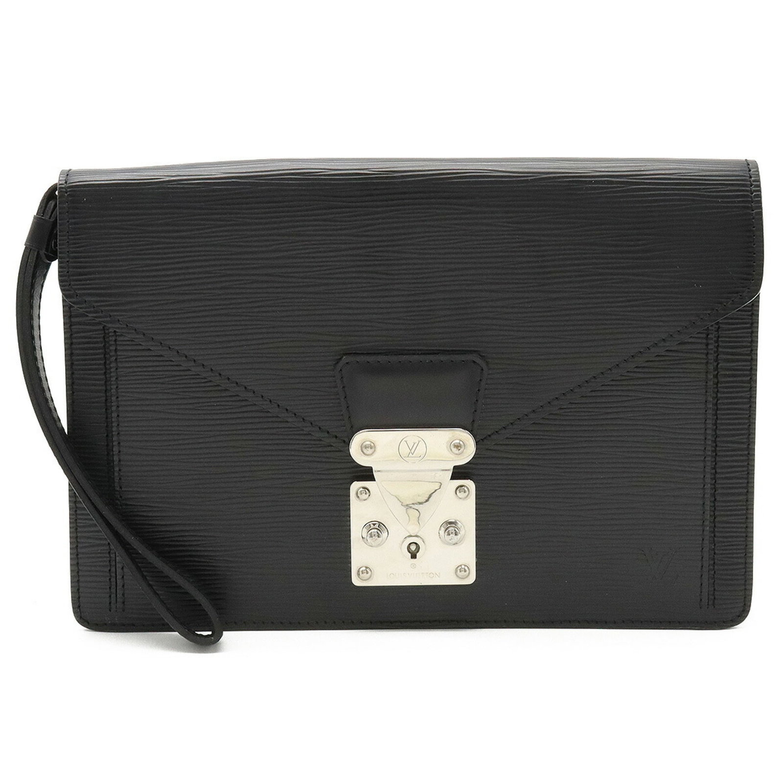 LOUIS VUITTON Louis Vuitton Epi Pochette Serie Dragonne Second Bag Noir Black No Sticky Key Missing: LOUIS VUITTON Louis Vuitton Epi Pochette Serie Dragonne Second Bag Noir Black No Sticky Key Missing M52762 Brand: Louis Vuitton Model: M52762 Type: Clutch bag Pochette Material: Epi leather Epi leathe