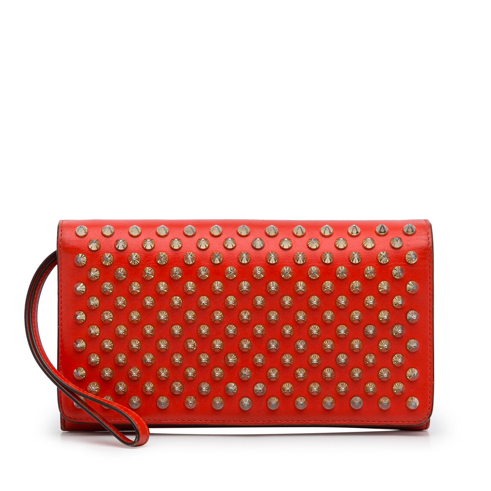Christian louboutin deals spike clutch
