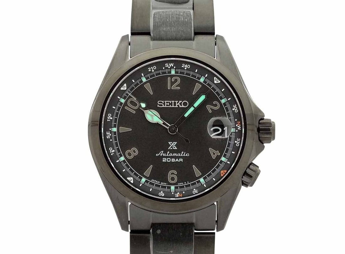 Seiko Prospex Alpinist 6R35-02F0 The Black Series Limited Edition Mens: Seiko Prospex Alpinist 6R35-02F0 The Black Series Limited Edition Mens Type: wristwatch Product name Seiko Prospex Alpinist 6R35-02F0 SBDC185 The Black Series Limited Edition Limited to 5500 Case size