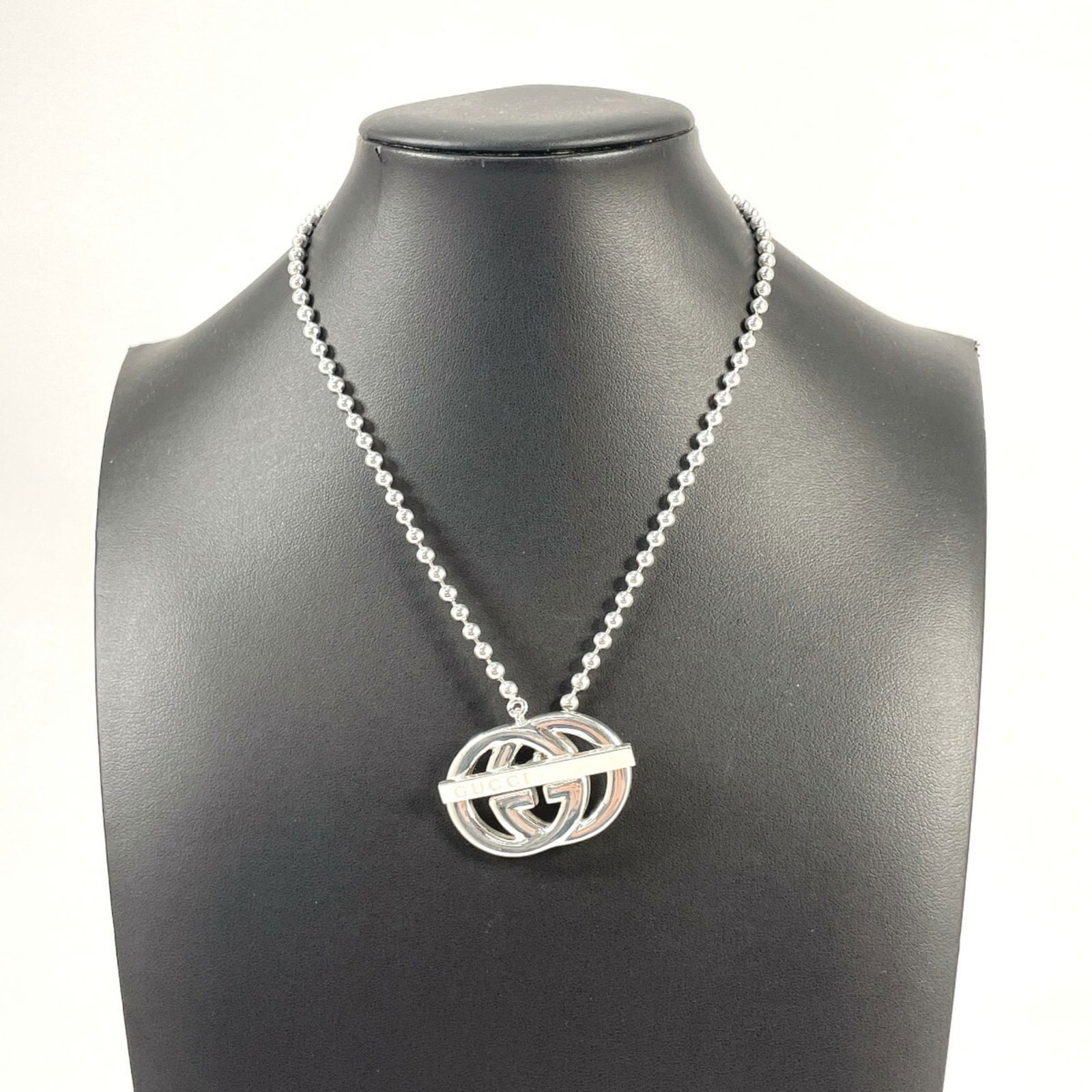 Gucci Interlocking G Necklace Silver 925 Gucci Women's Auction