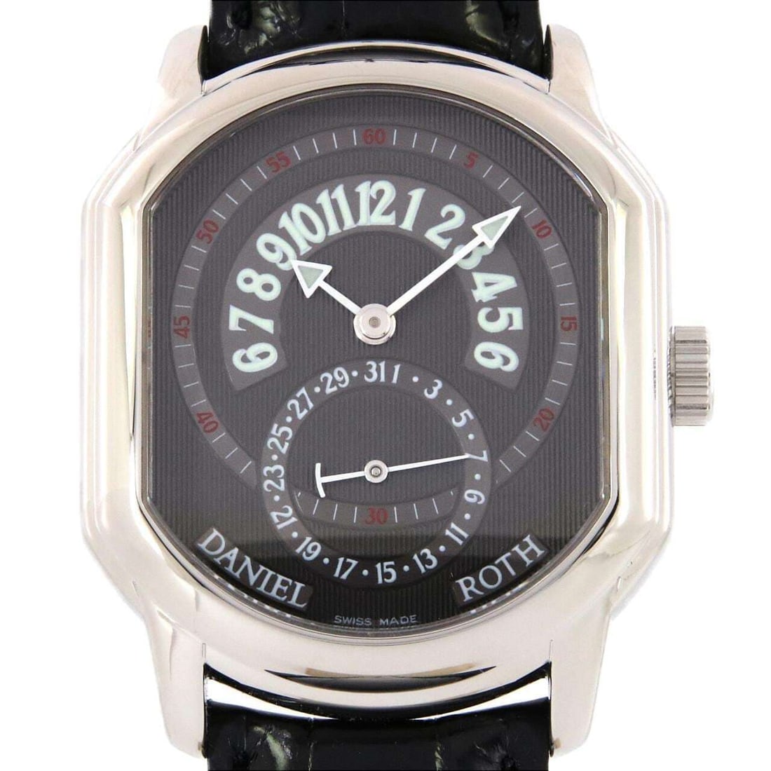 Daniel Roth Premile Retrograde Date 807.ST/807.L.10 Mens Watch Pre-Owned: Daniel Roth Premile Retrograde Date 807.ST/807.L.10 Mens Watch Pre-Owned Type: Wristwatch Brand: Daniel Roth Common Name: Premile Retrograde Date Model: 807.ST/807.L.10 Material: Case - Stainless Stee