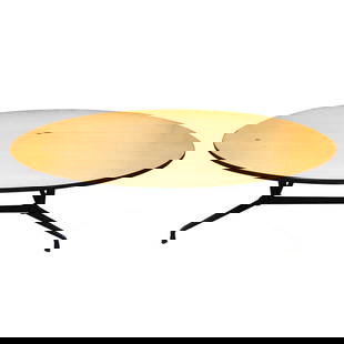 Charles and Ray Eames Round Conference Table by Herman Miller: Charles and Ray Eames Round Conference Table by Herman Miller Creator: Herman Miller (Manufacturer) Charles and Ray Eames (Designer) Dimensions: Height: 28.5 in (72.39 cm)Diameter: 96 in (243.84 cm) S