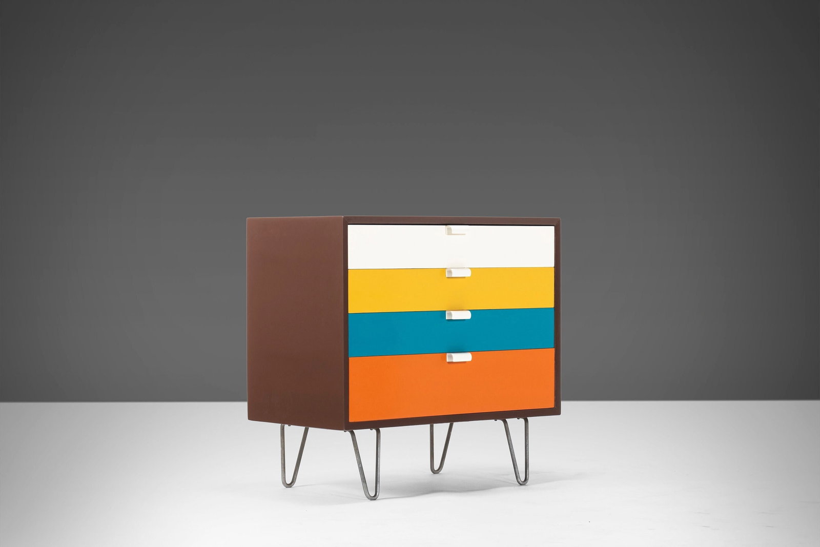 Mid Century Modern Four (4) Drawer Dresser by George Nelson for Herman Miller USA c. 1960s: Mid Century Modern Four (4) Drawer Dresser by George Nelson for Herman Miller USA c. 1960s Mid Century Modern Four (4) Drawer Dresser by George Nelson for Herman Miller USA c. 1960s About: A fun and t