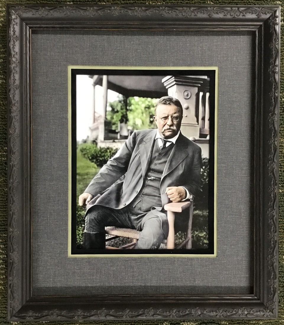President Theodore Roosevelt Photograph Museum Quality Custom Framed II: President Theodore Roosevelt Photograph Museum Quality Custom Framed II President: Theodore Roosevelt Type: Photograph Term In Office: 1901-09 Signed: No First Lady: Edith Roosevelt Theme: Politics Ma