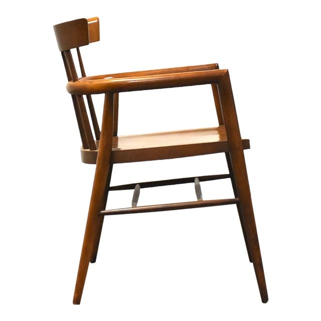Paul McCobb Planner Group Dining Chair: Paul McCobb Planner Group Dining Chair A mid century modern solid maple arm dining chair designed by Paul McCobb Planner Group for Winchendon. Seat height is 17.25". Arm height is 25.5". 21.75" wide.