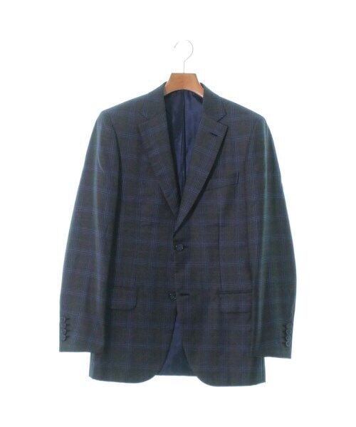 Brioni Tailored jacket GrayxBlue(Check Pattern) 46(Approx. M): Brioni Tailored jacket GrayxBlue(Check Pattern) 46(Approx. M) Size: 46(Approx. M) Style: Basic Jacket Type: Blazer Size Type: Regular Color: GrayxBlue(Check Pattern) Vintage: No Season: Fall Winter Ja
