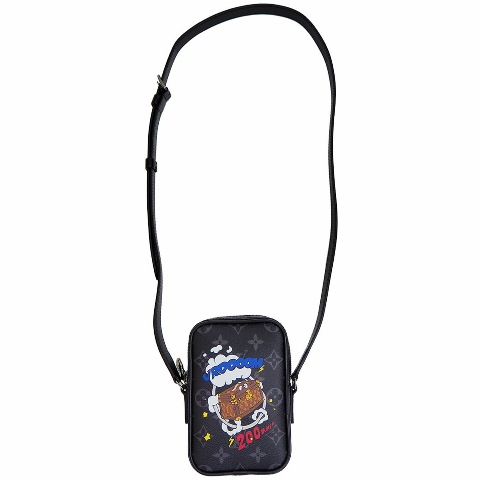 LOUIS VUITTON Louis Vuitton Danube PPM Trunk Print Monogram Eclipse M45928 Mini Shoulder Bag Men's: LOUIS VUITTON Louis Vuitton Danube PPM Trunk Print Monogram Eclipse M45928 Mini Shoulder Bag Men's Black Brand: Louis Vuitton Line: Monogram Eclipse Type: Shoulder bag Material: Monogram Eclipse Monog