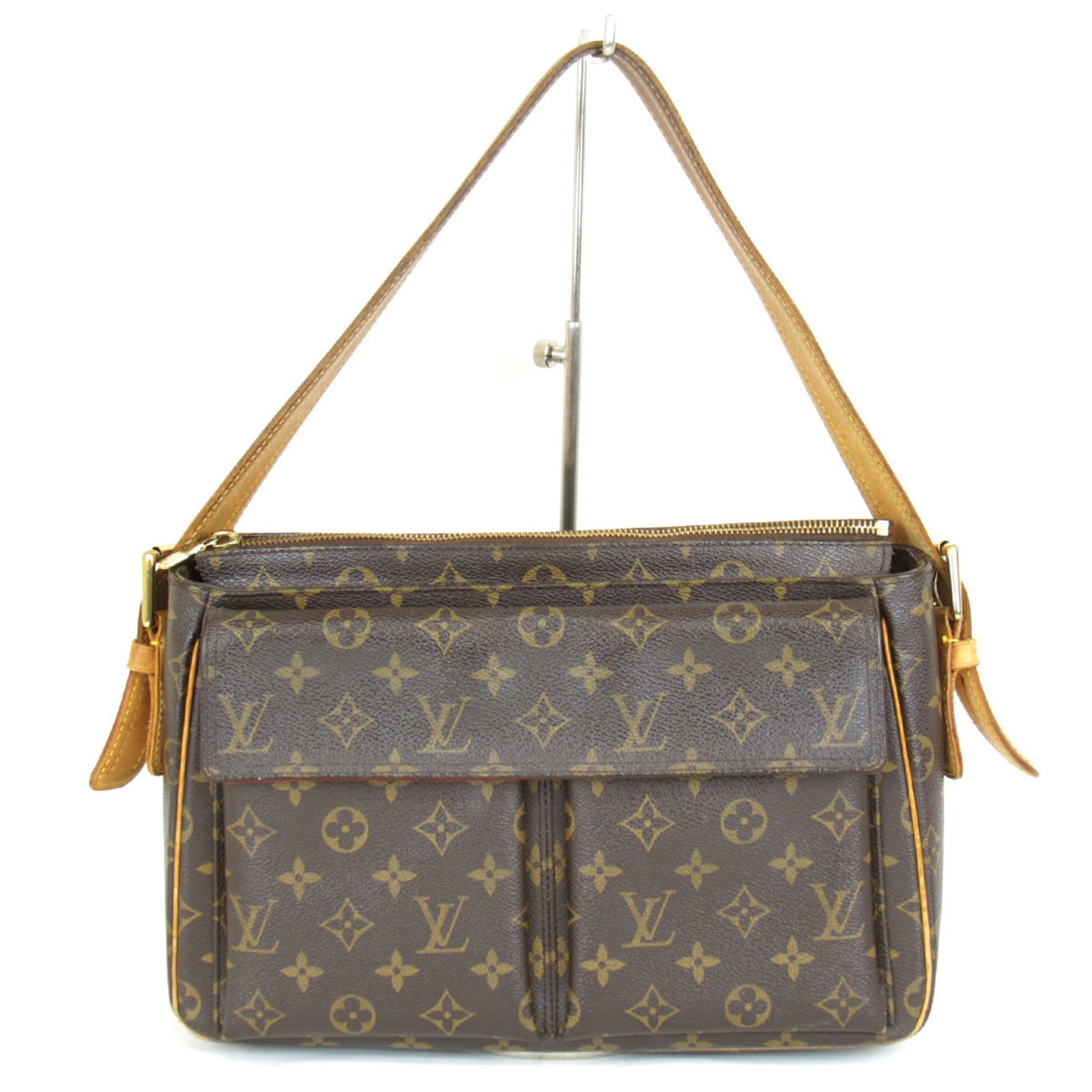 LOUIS VUITTON Vivacite GM M51163 Shoulder Bag Monogram Canvas Women's: LOUIS VUITTON Vivacite GM M51163 Shoulder Bag Monogram Canvas Women's Brand: Louis Vuitton Line: Monogram Model: Vivacite GM Type: Shoulder bag Material: Monogram Monogram: Color: Black Galle Monogram