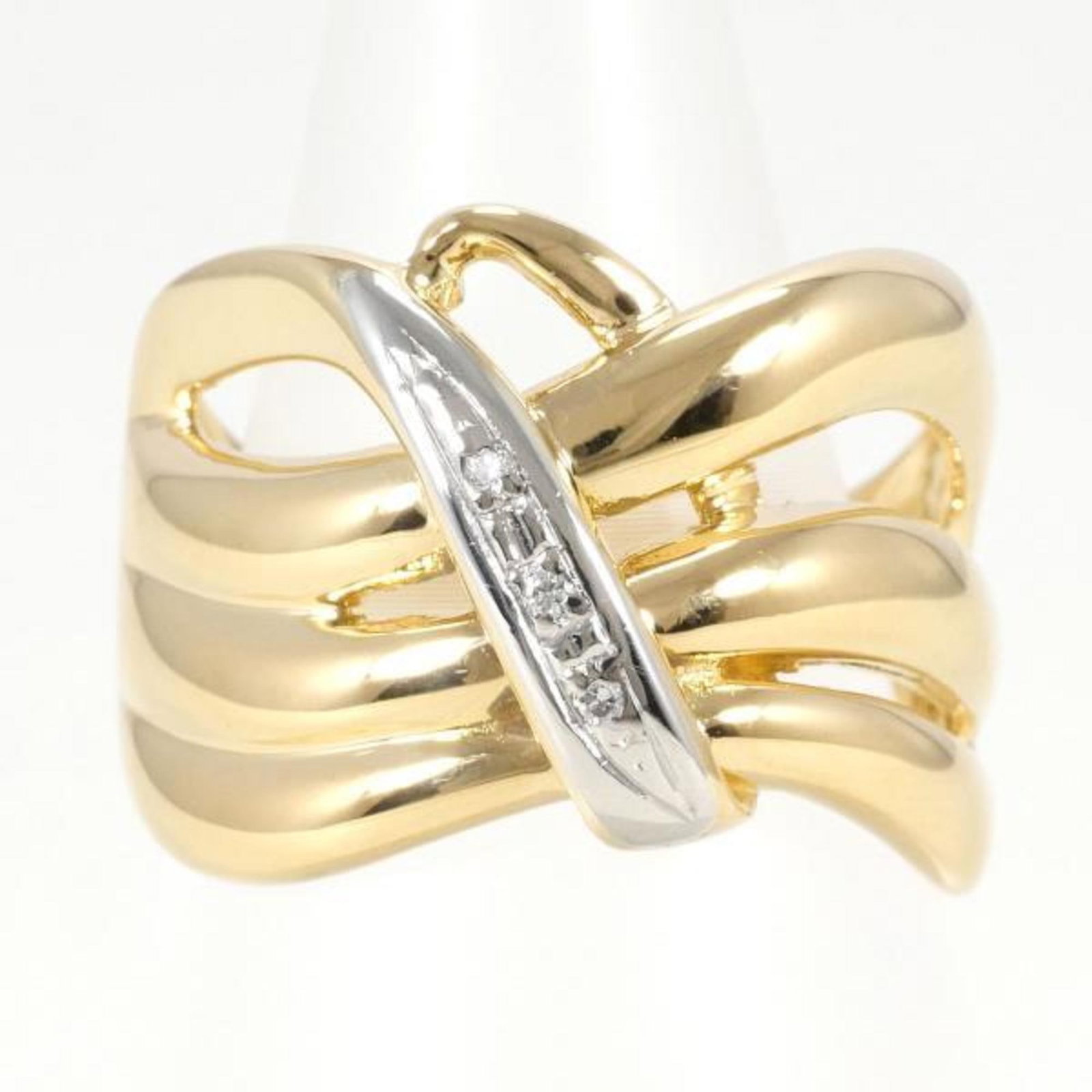 Seiko Jewelry PT900 K18YG Ring No. 12 Diamond Total Weight Approx. 6.2g: Seiko Jewelry PT900 K18YG Ring No. 12 Diamond Total Weight Approx. 6.2g Brand: Seiko Gender: Women Material: Platinum 900 Yellow gold (18K) Stone: Diamond Other Size: 12Hao Condition: Used (like new) 