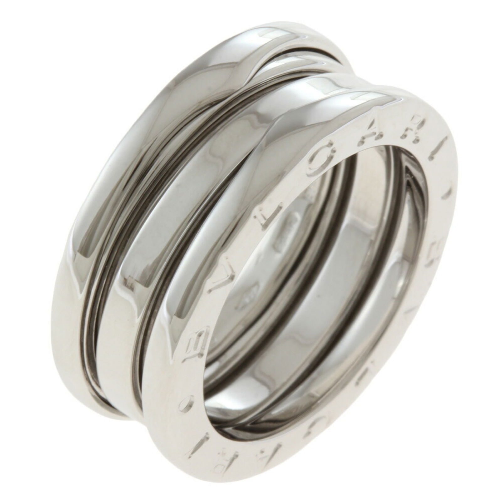 Bvlgari BVLGARI B-zero.1 B zero one 3 band ring No. 7.5 18K K18 white gold ladies: Bvlgari BVLGARI B-zero.1 B zero one 3 band ring No. 7.5 18K K18 white gold ladies Brand: Bvlgari Line: B.zero1 Number in Pack: 1 Type: Band ring Style: Business Fashion Gender: Women Material: White g