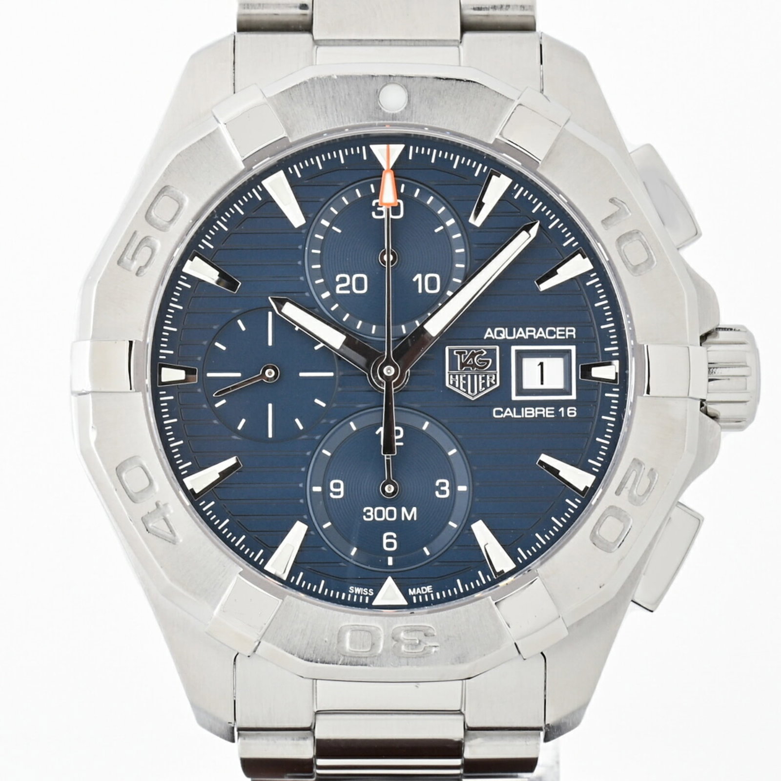 Tag Heuer Aquaracer Watch Caliber 16 CAY2112.BA0927: Tag Heuer Aquaracer Watch Caliber 16 CAY2112.BA0927 Brand: Tag Heuer Line: Aquaracer Type: Wristwatch Gender: Men Material (Case): Stainless steel Material (Band): Stainless steel Color: Blue Silver C