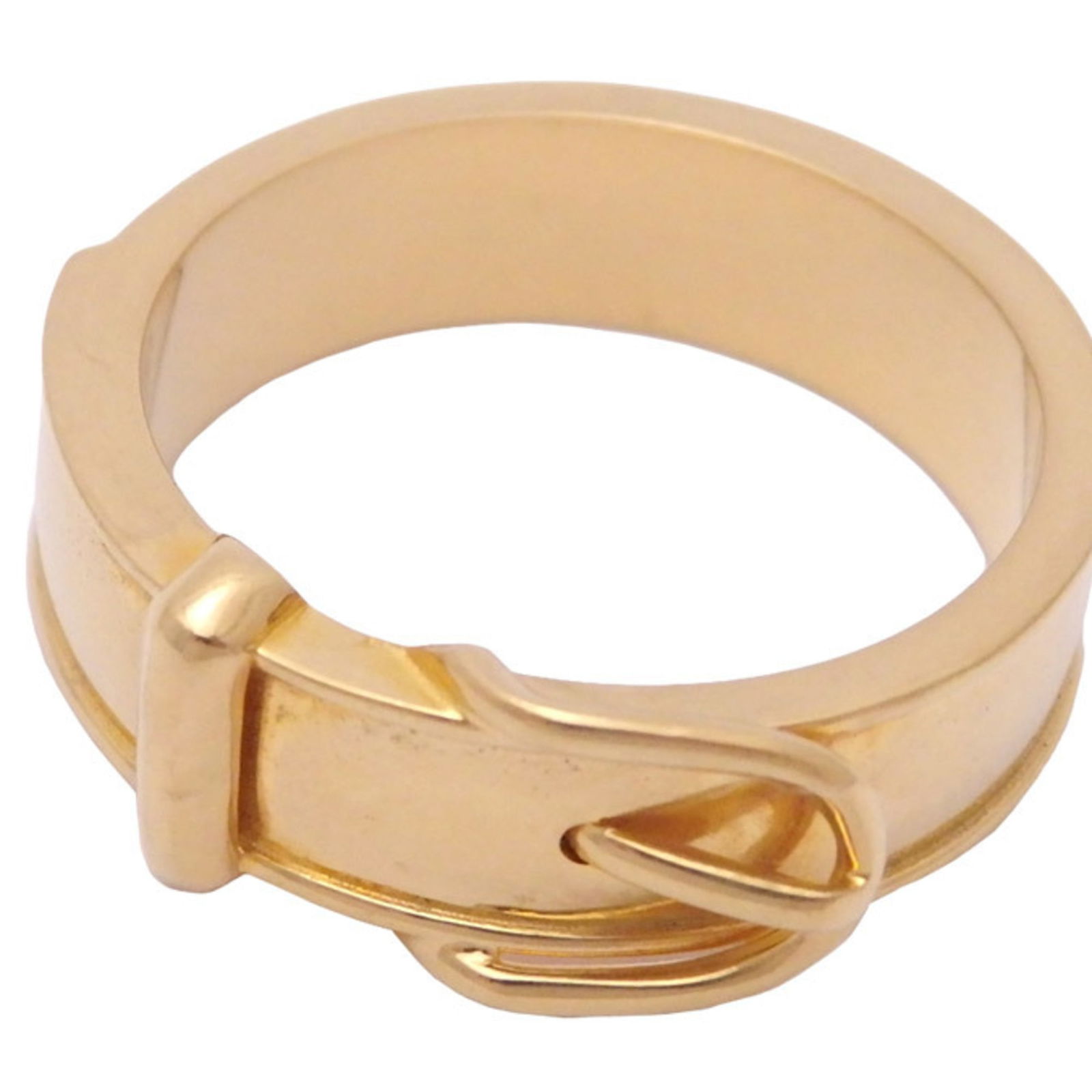 Hermes HERMES scarf ring belt motif metal gold ladies e54380a: Hermes HERMES scarf ring belt motif metal gold ladies e54380a Brand: Hermes Country of Origin: France Gender: Women Material: Metal Metal: Color: Gold Size (HxWxD): 6.00mm x 2.4cm / 0.23 x 0.94 Condit